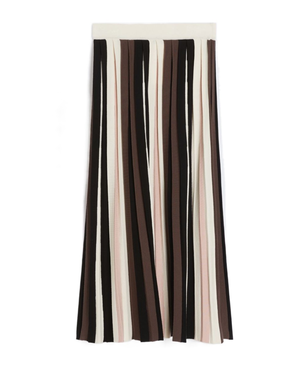 Weekend Max Mara Pleiadi Pleated Viscose Skirt