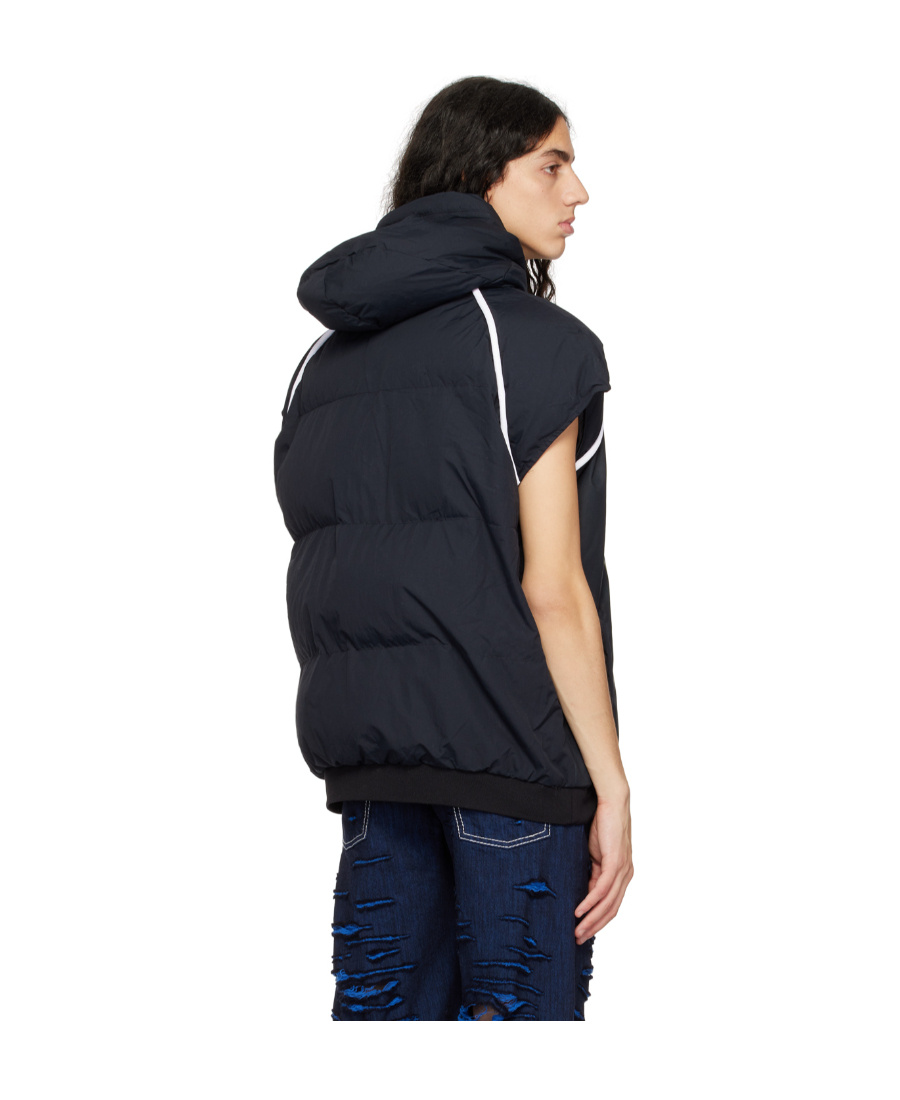 Jw Anderson Carrie Padded Vest In Green