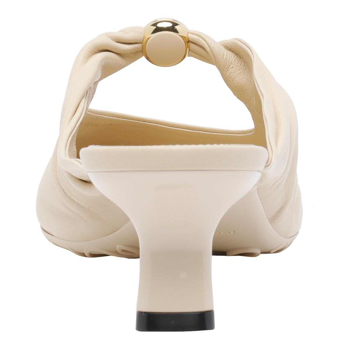 Loewe Logo High-heeled Sandals In White