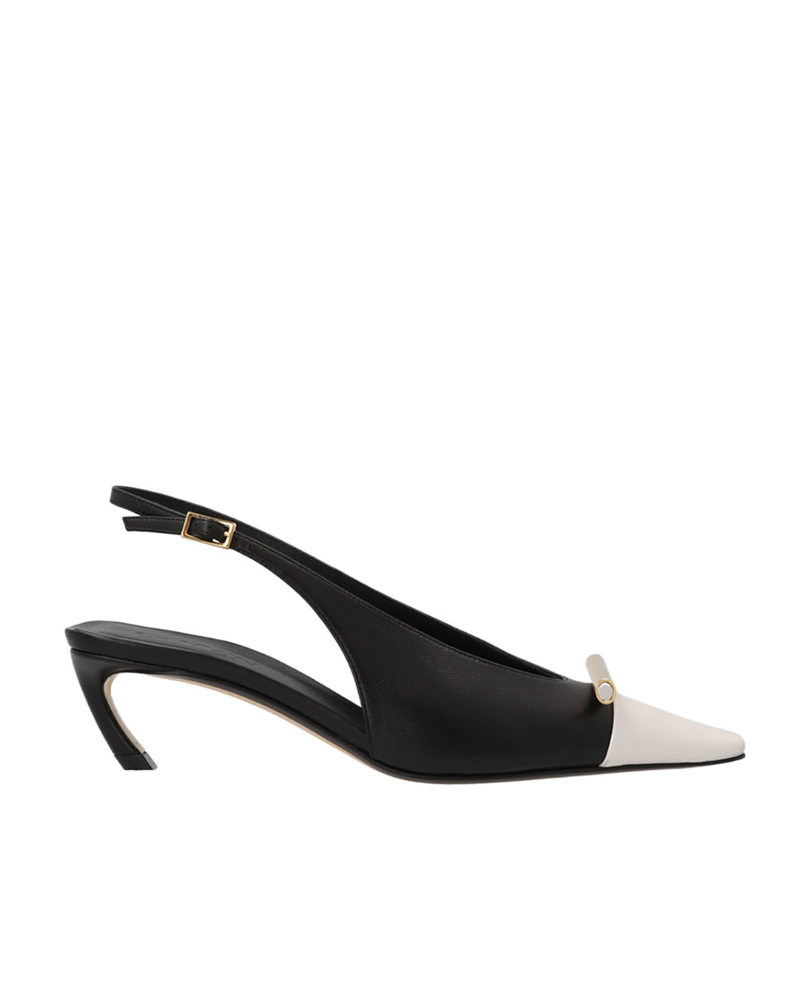 Lanvin Black Slingbacks Heels In Black