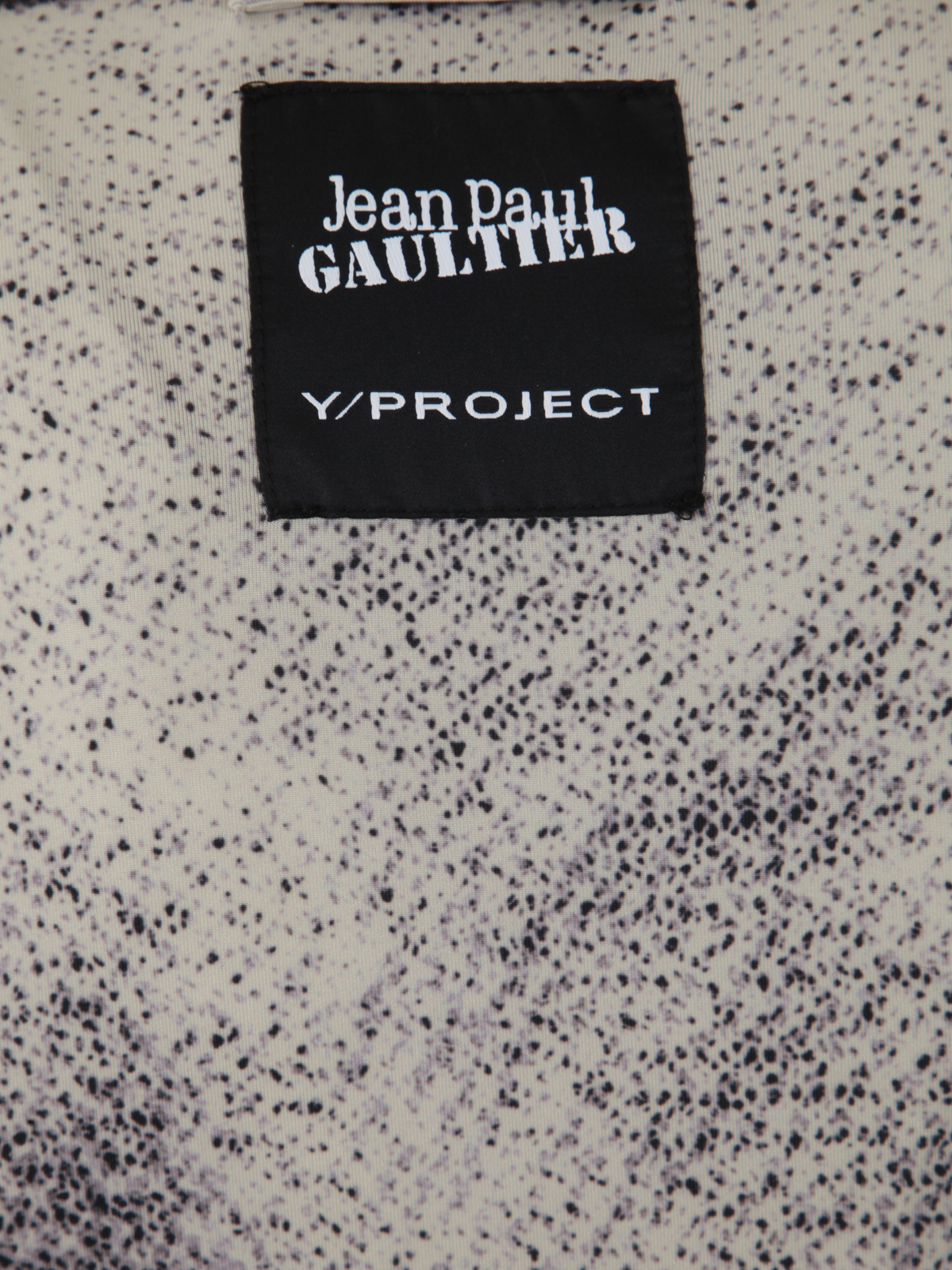Y/project Khaki Jean Paul Gaultier Edition Long Sleeve T-shirt In Black