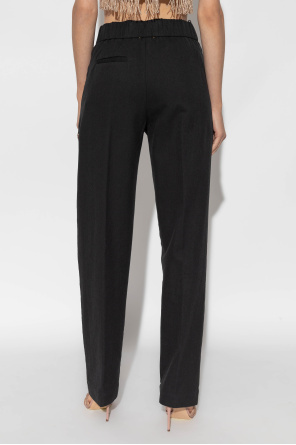 FORTE FORTE TROUSERS WITH SHIMMERING APPLIQUÉS