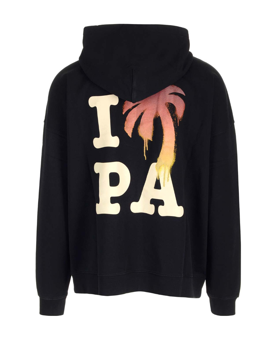 PALM ANGELS I LOVE PA COTTON HOODIE 