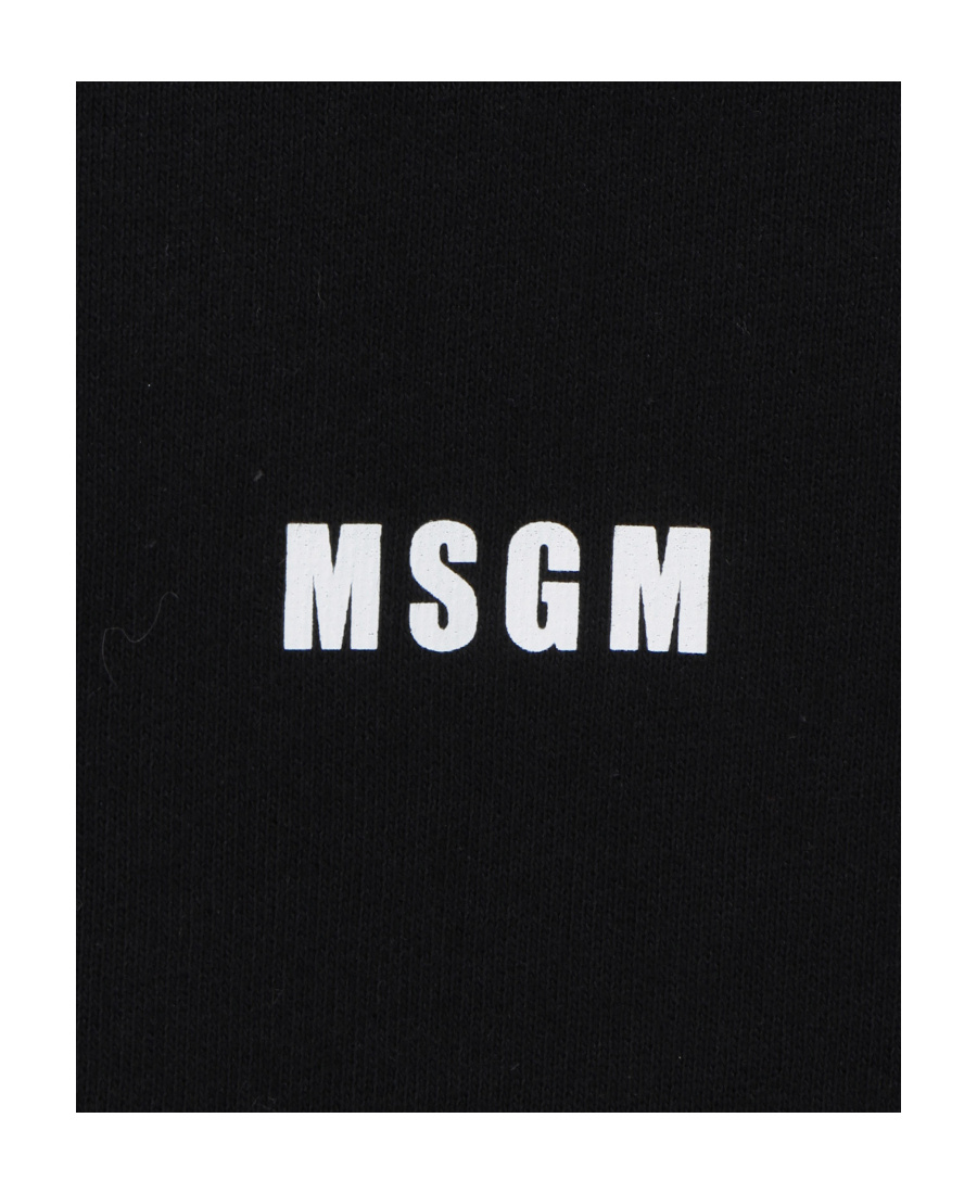 MSGM MSGM LOGO PRINTED CREWNECK SWEATSHIRT