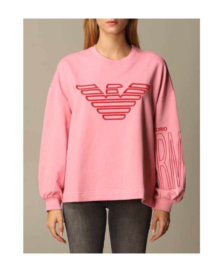 EMPORIO ARMANI LOGO PRINTED SWEATER