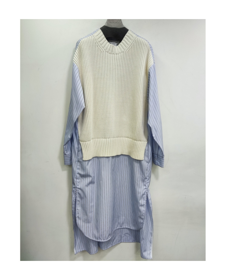 Fabiana Filippi Stitching Detail Dress In Gray