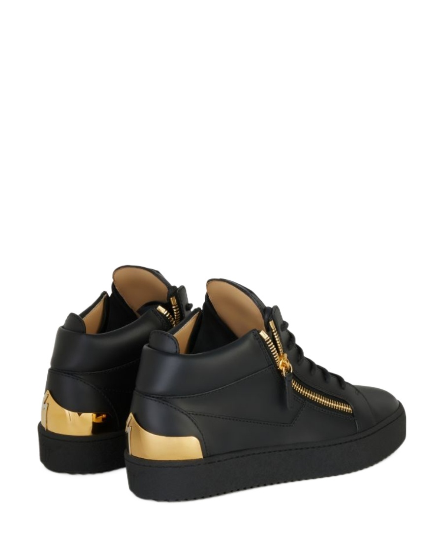 Shop Giuseppe Zanotti High Upper Board Shoes In Black