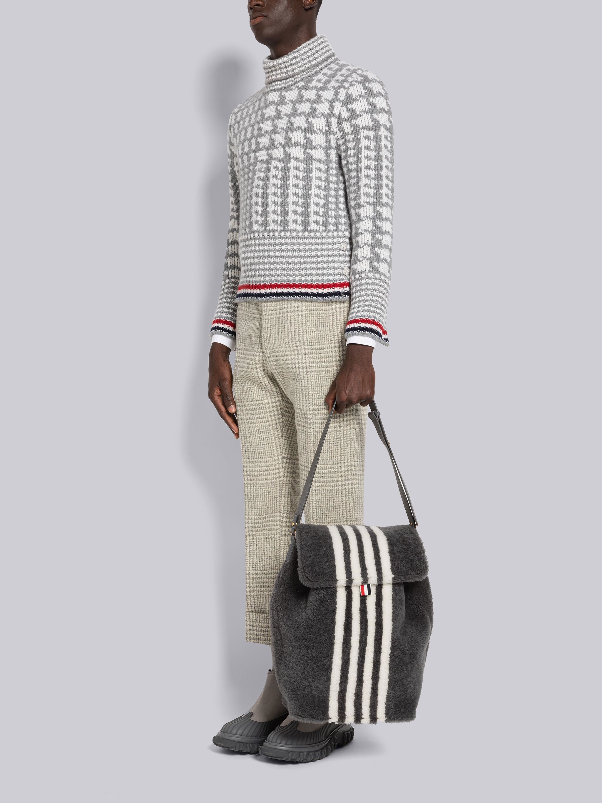 Thom Browne 4-bar Stripe Backpack In Black