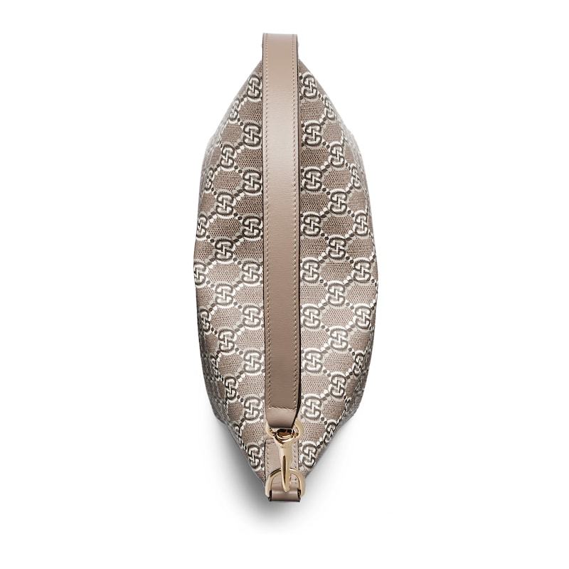 Gucci 'monogram' Shoulder Bag In Nude