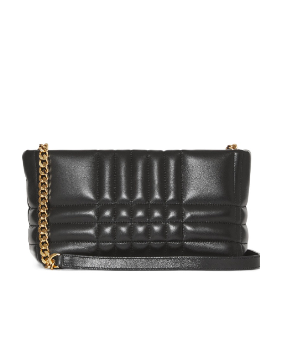 Burberry Lola Quilted Small Cross-body Bag In Black