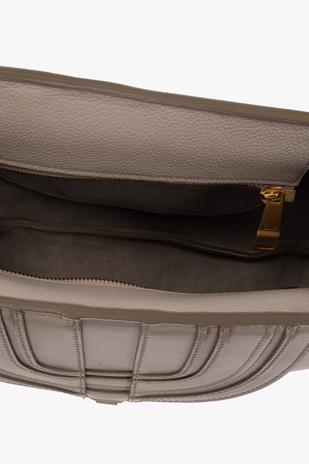 Chloé Small Marcie Clutch In Nude