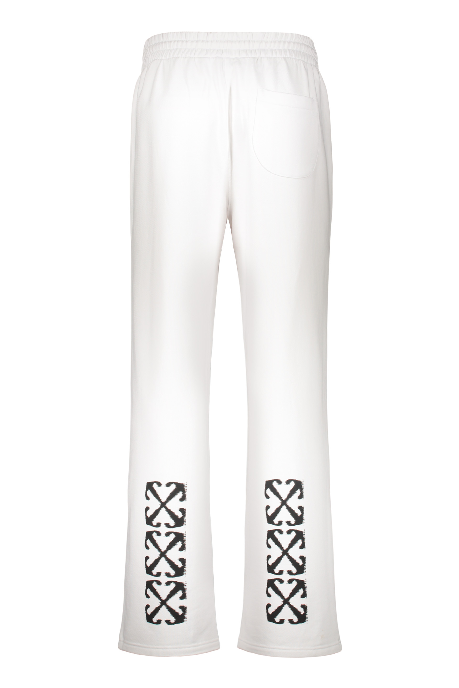 Off-white Versatile White Pants With Modern Design In White
