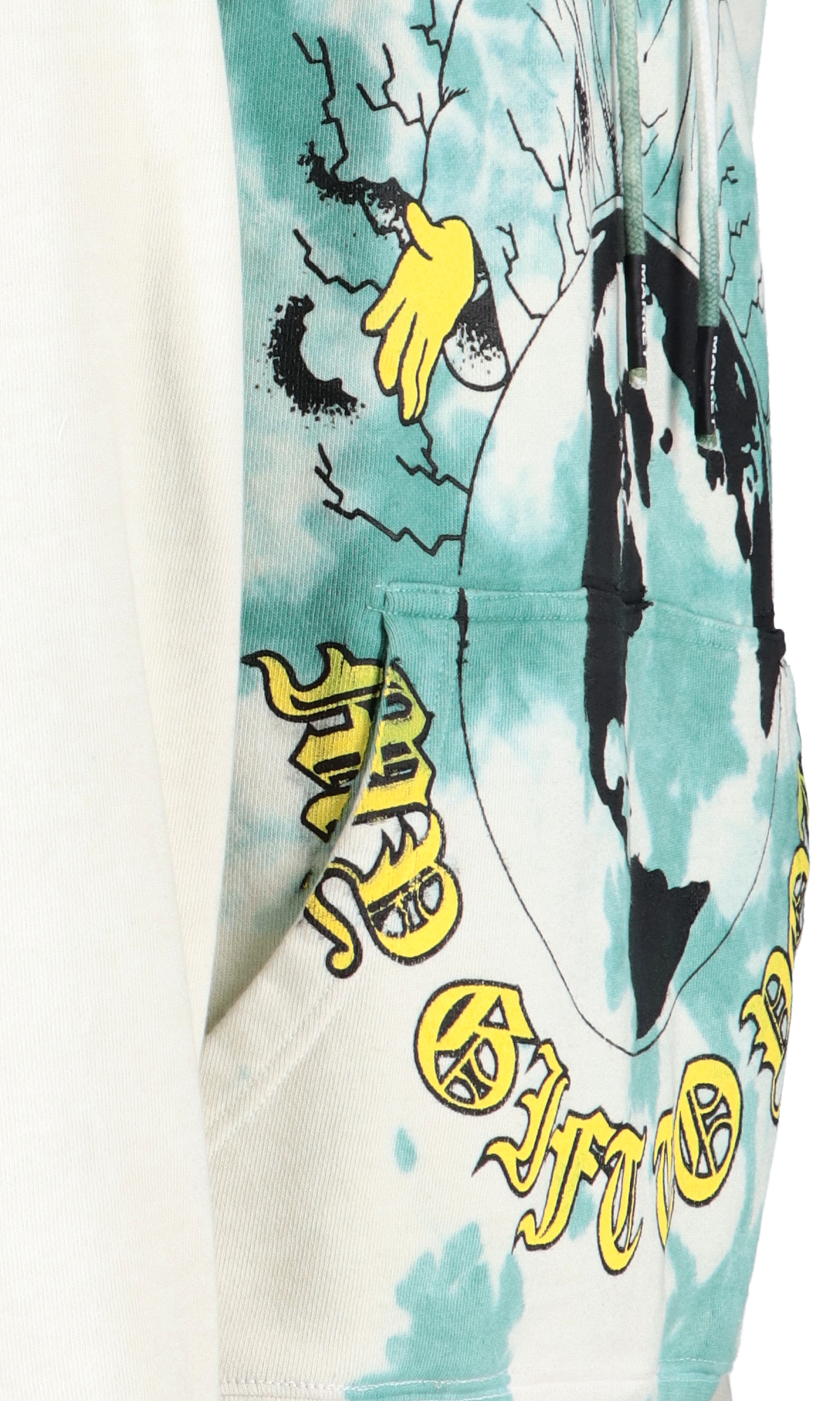Market Graphic-print Detail Hoodie In White