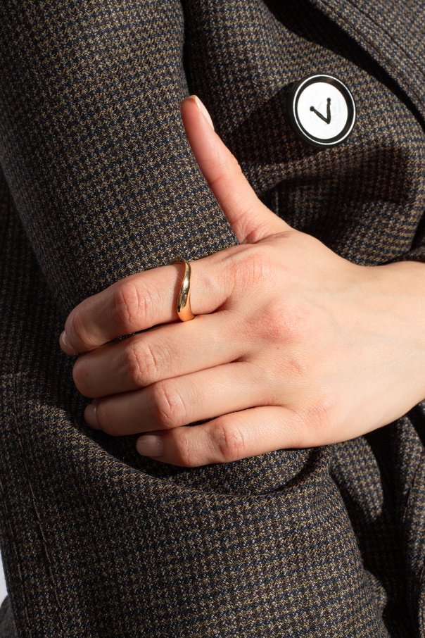 Bottega Veneta Annular Ring In Yellow