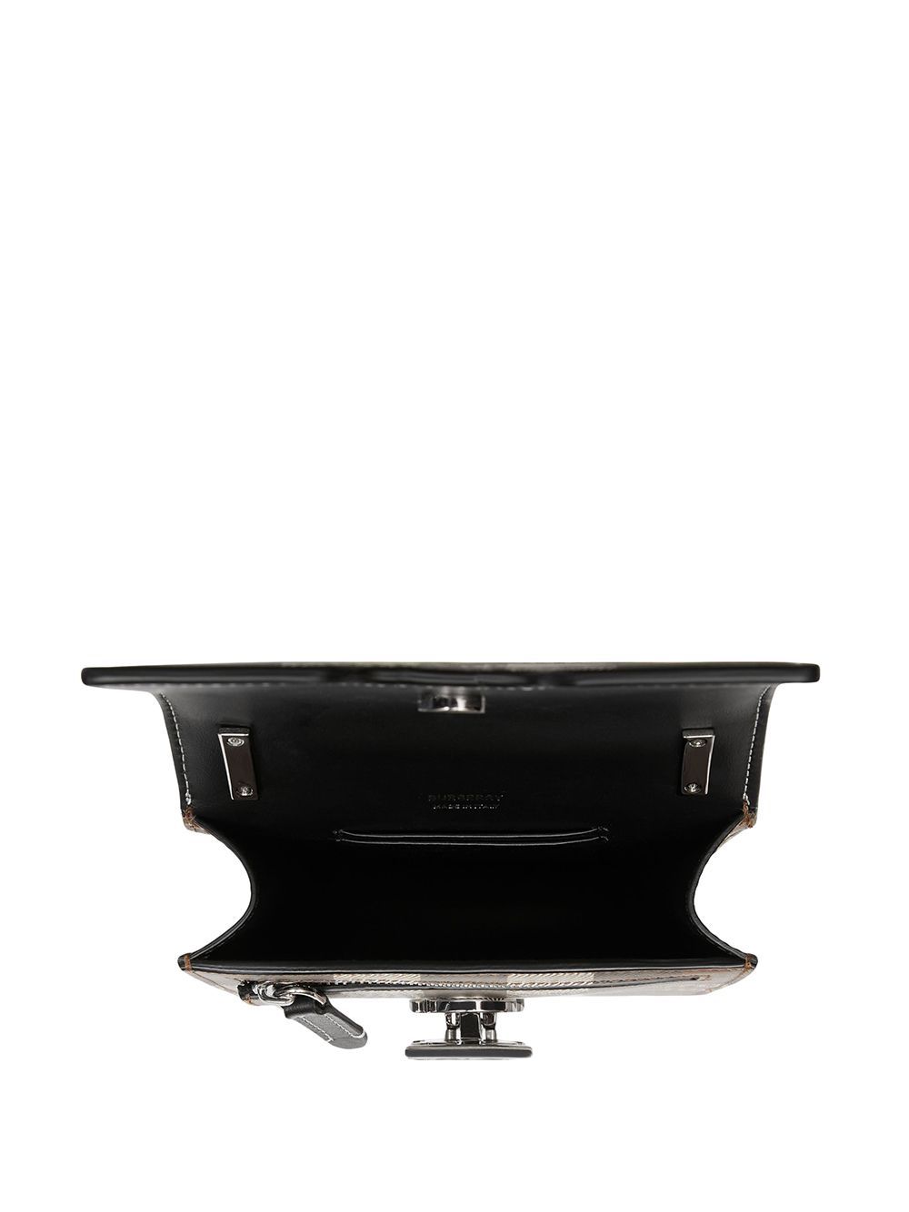 Burberry Robin Check-pattern Bag In Black