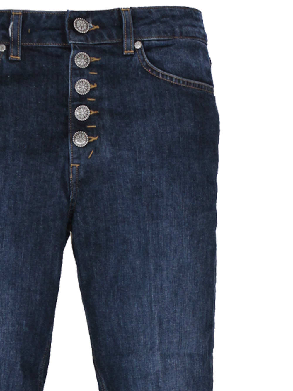 Dondup Mila Carrot-fit Cropped Jeans In Blue