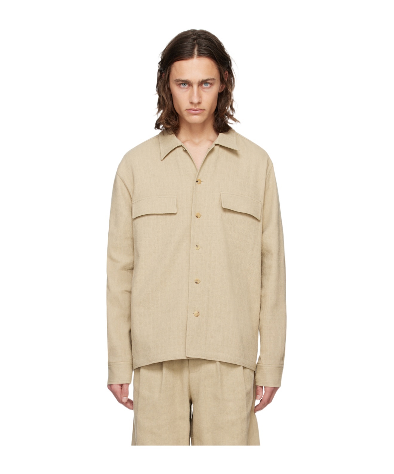 Le 17 Septembre Long-sleeved Shirt In Nude