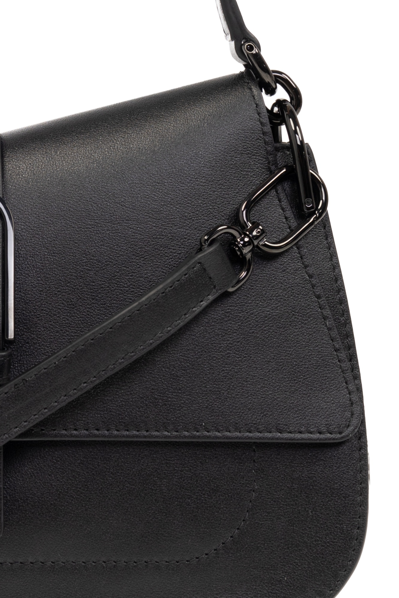 Furla Medium Top Handle Bag With Adjustable Strap In Black