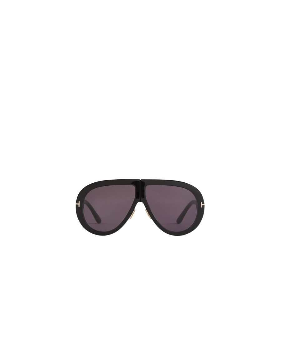 Tom Ford Logo Sunglasses In Black