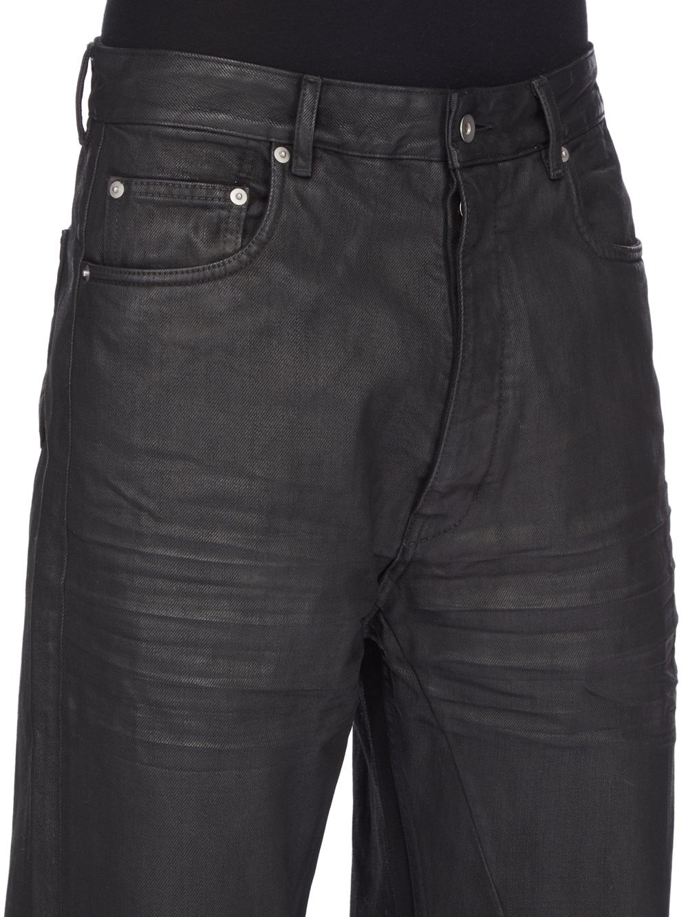 Rick Owens Drkshdw Jeans With Belt Loops In Black