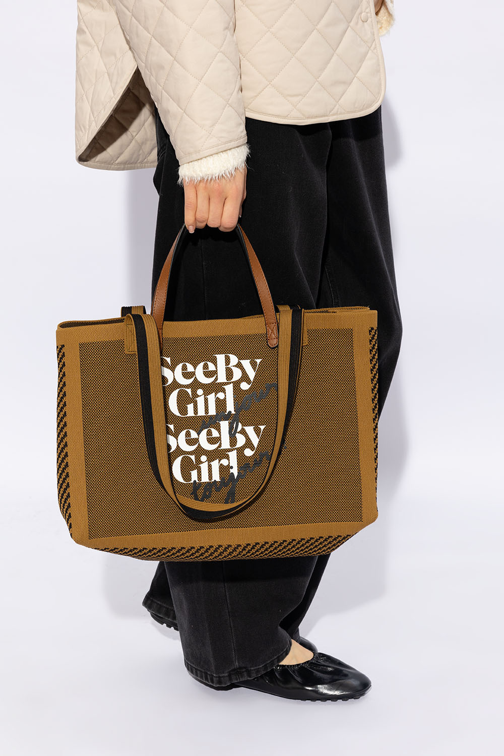 See By Chloé See By Girl Un Jour Tote Bag In Brown