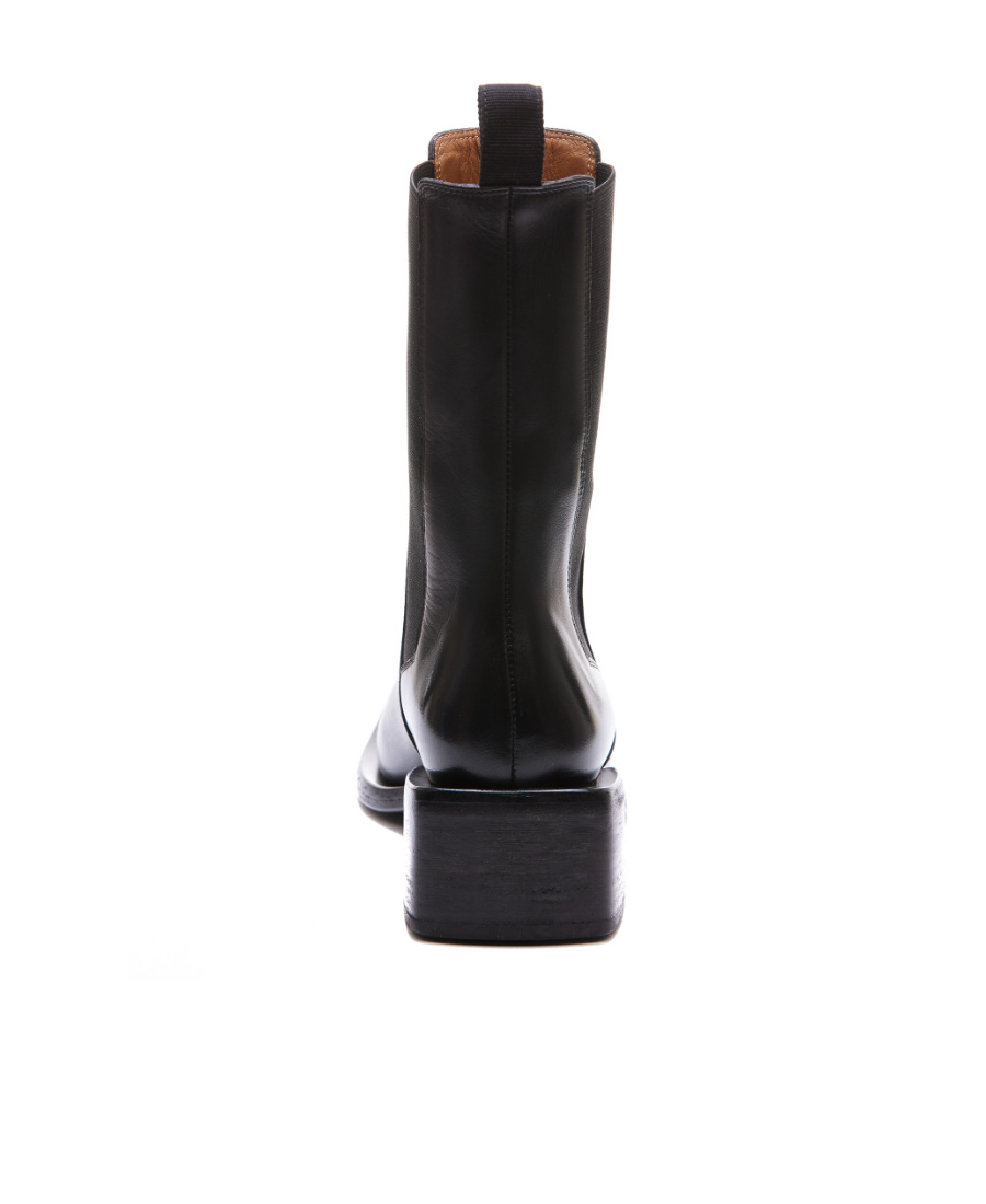 Shop Marsèll Pannello Square Toe Boots In Black