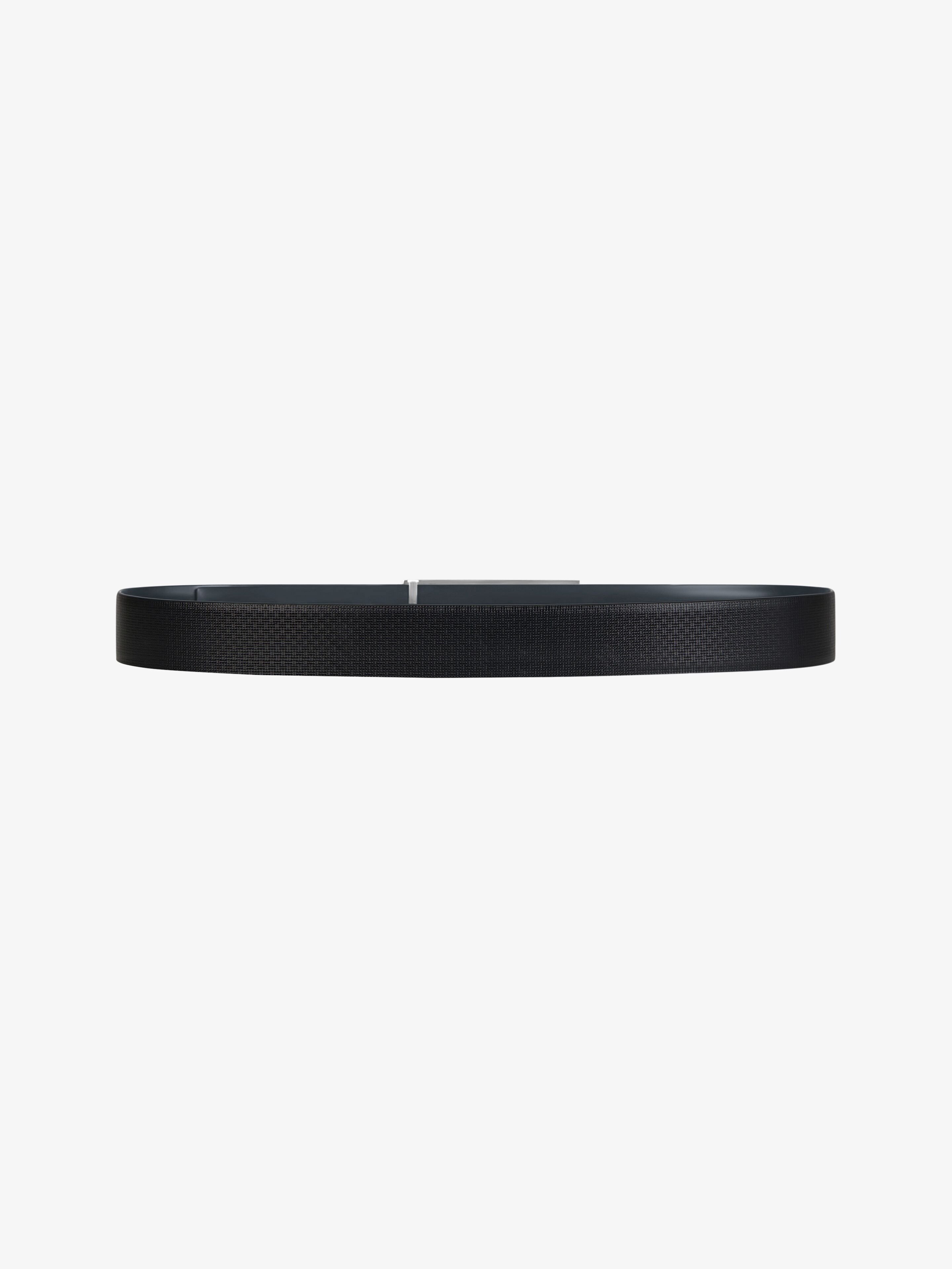 Givenchy Logo Double-sided Belt In Black