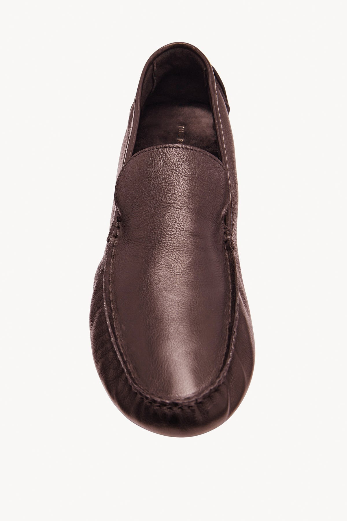 The Row Round-headed Love Shoes In Black