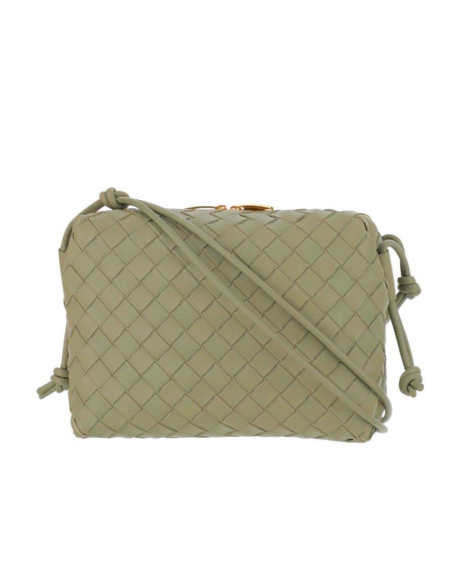 Bottega Veneta Small Loop Camera Shoulder Bag In Nude