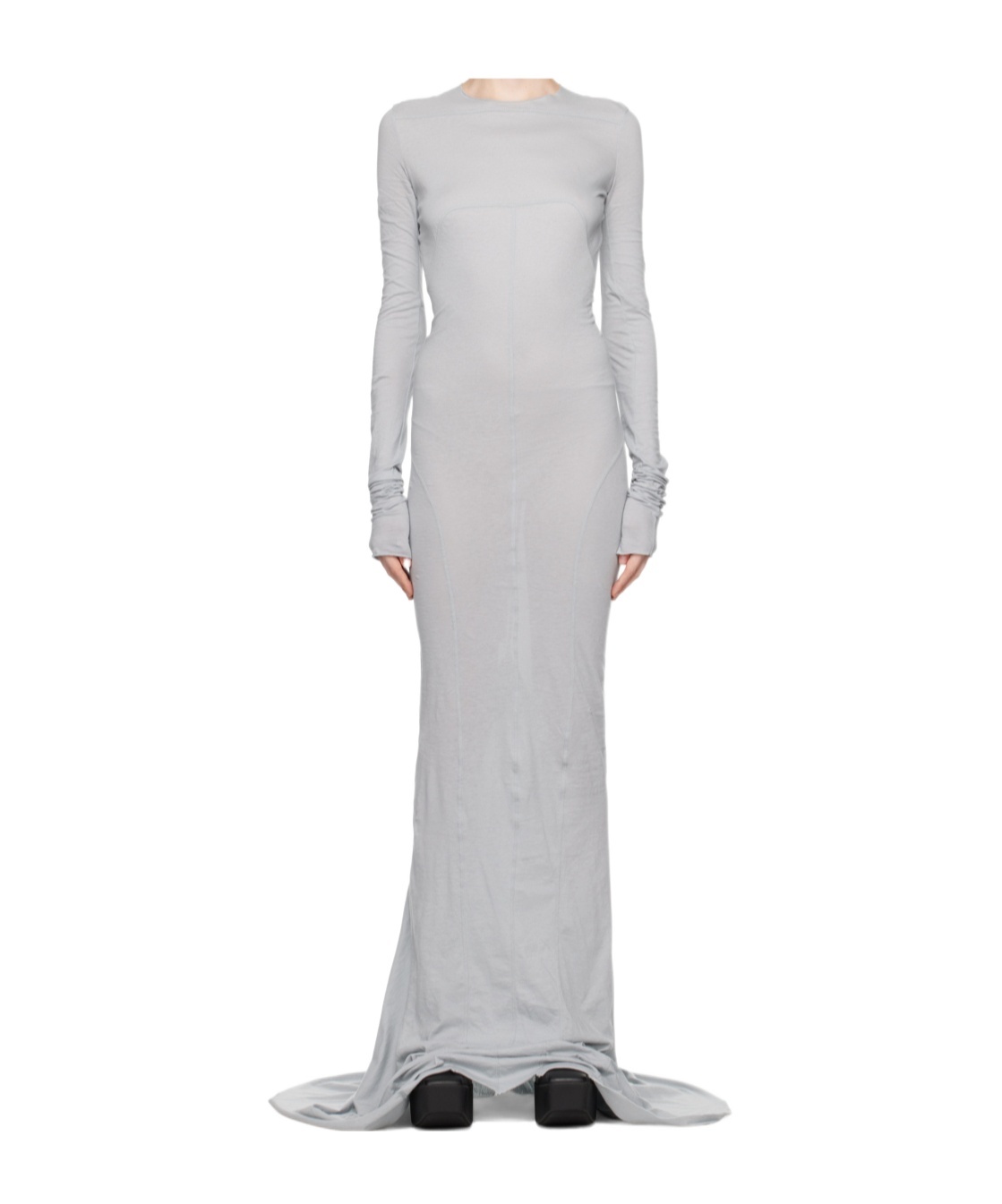 Rick Owens Edfu Gown In Gray