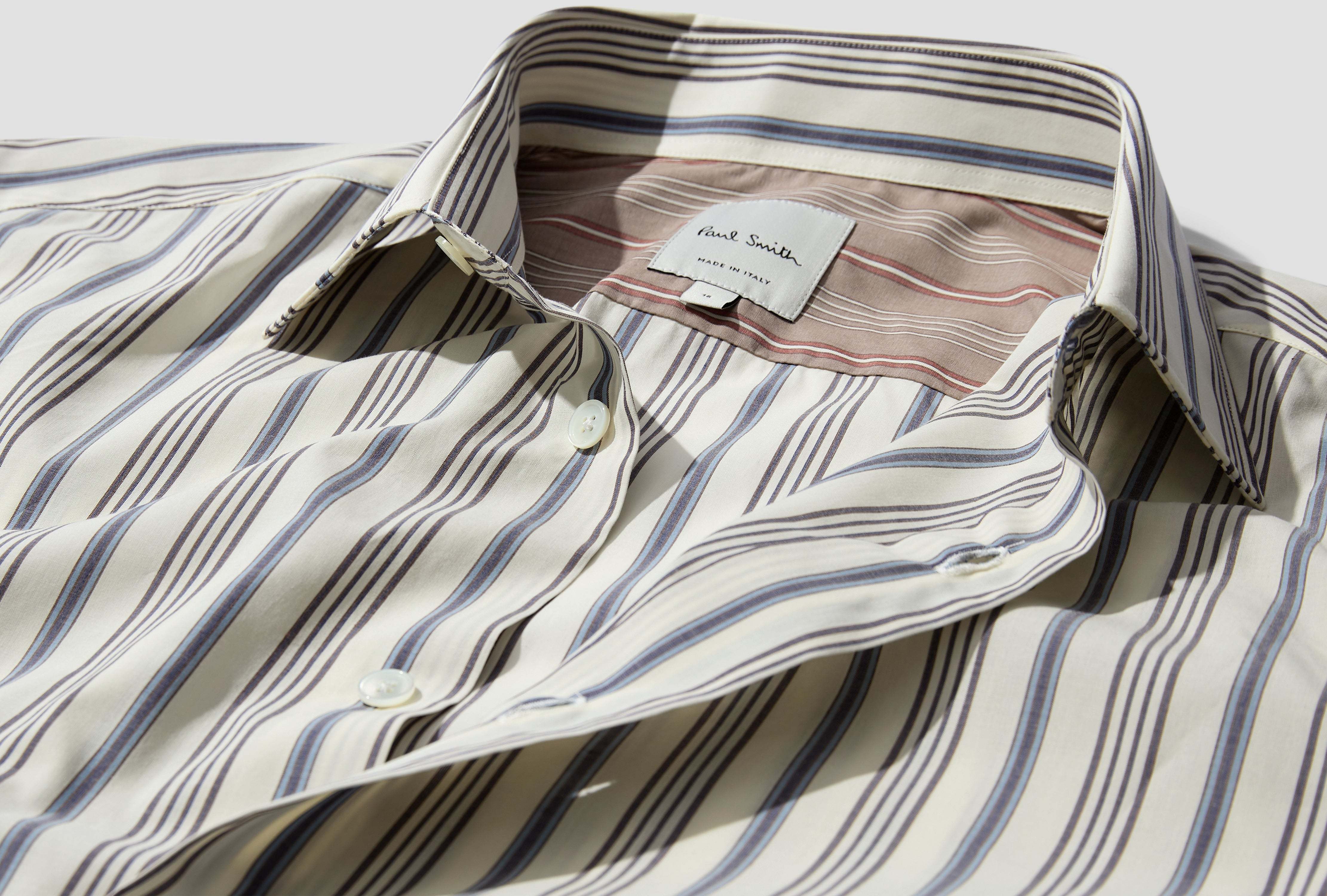 PAUL SMITH LONG-SLEEVED STRIPED SHIRT