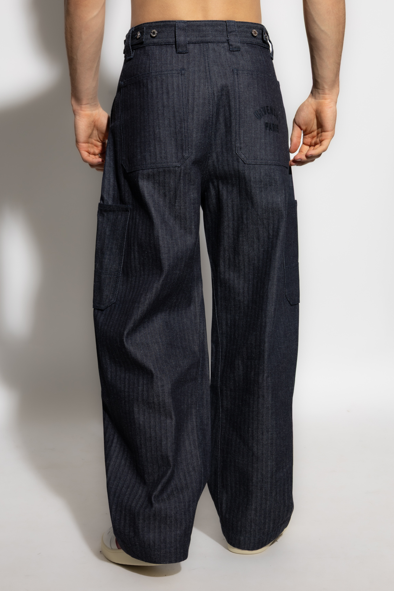 Givenchy Blue Cotton Clothing Jeans In Black
