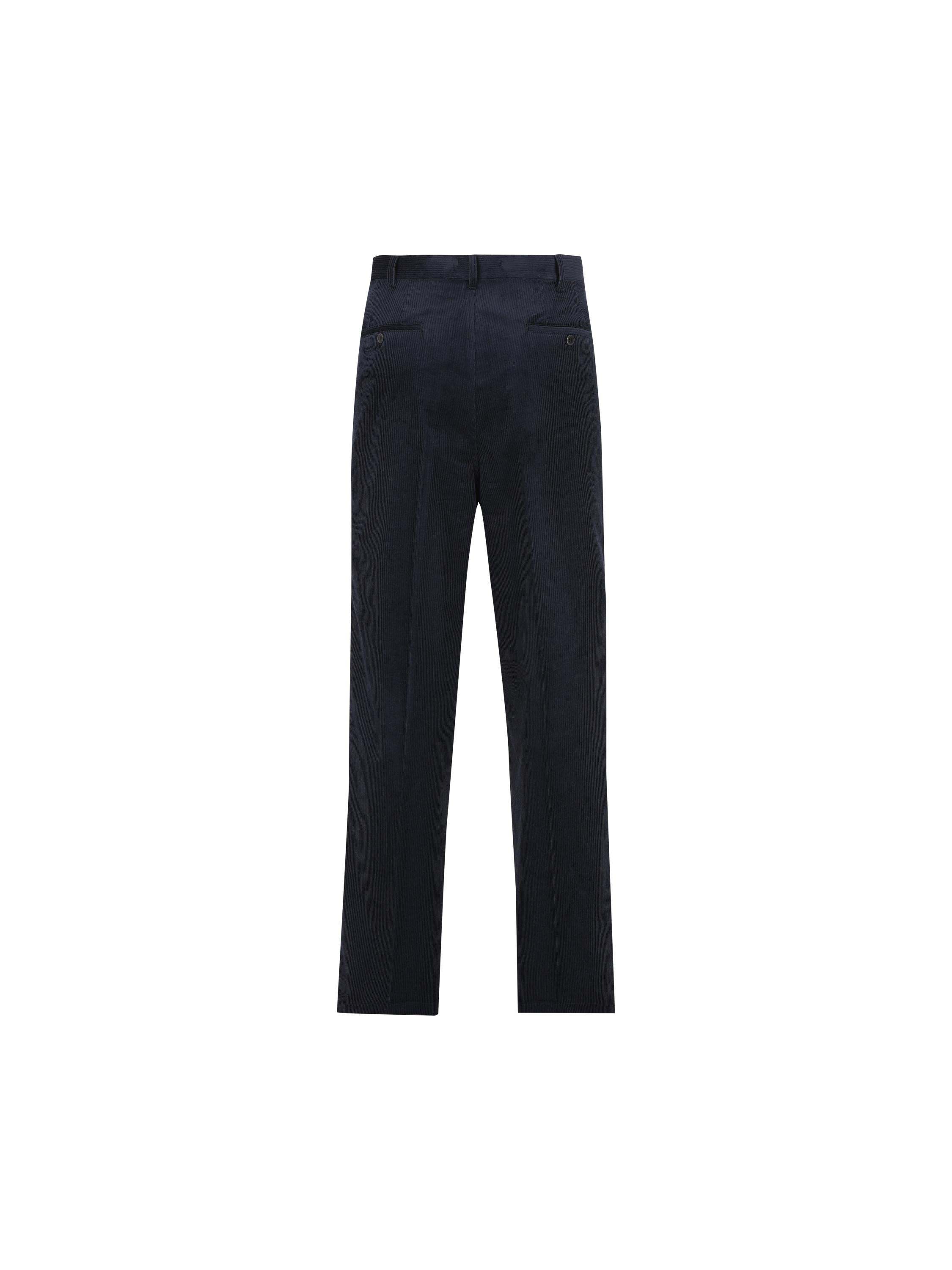 Prada Belt Loops Slacks In Blue