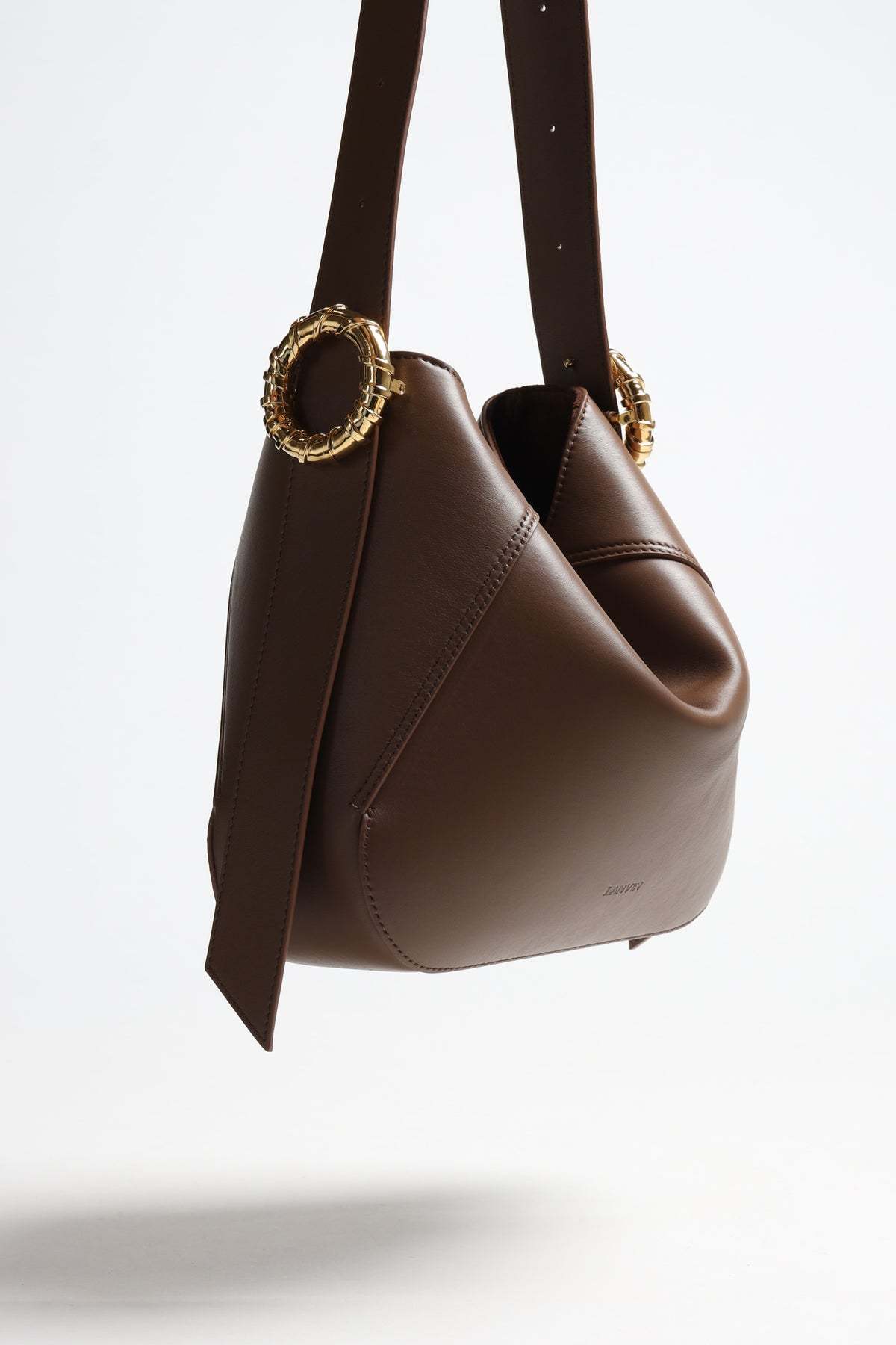 Shop Lanvin Single Shoulder Bag Without Buckle In Green
