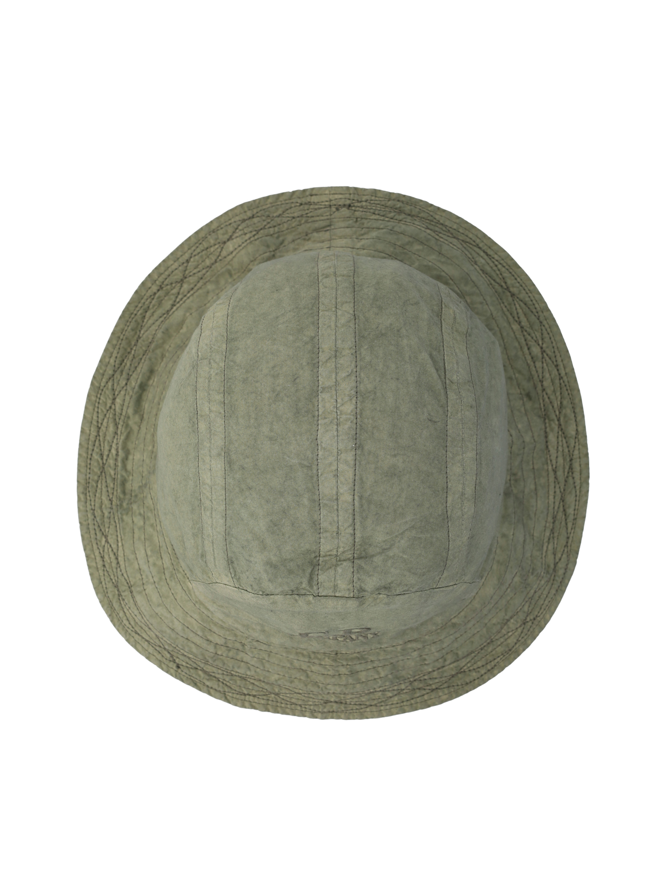 C.p. Company Logo-embroidered Cotton Bucket Hat In Green