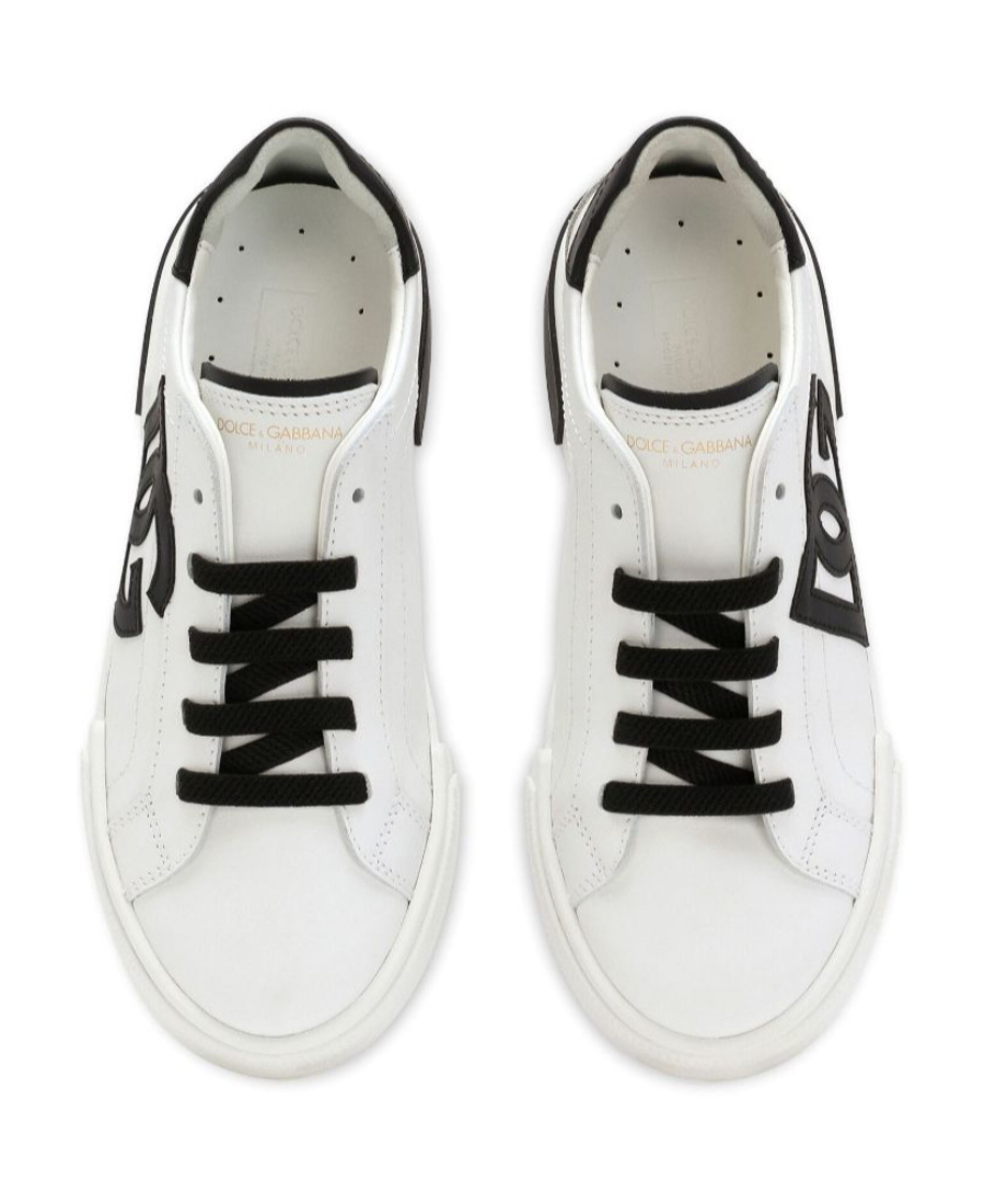 Dolce & Gabbana Portofino Low-top Sneakers In White
