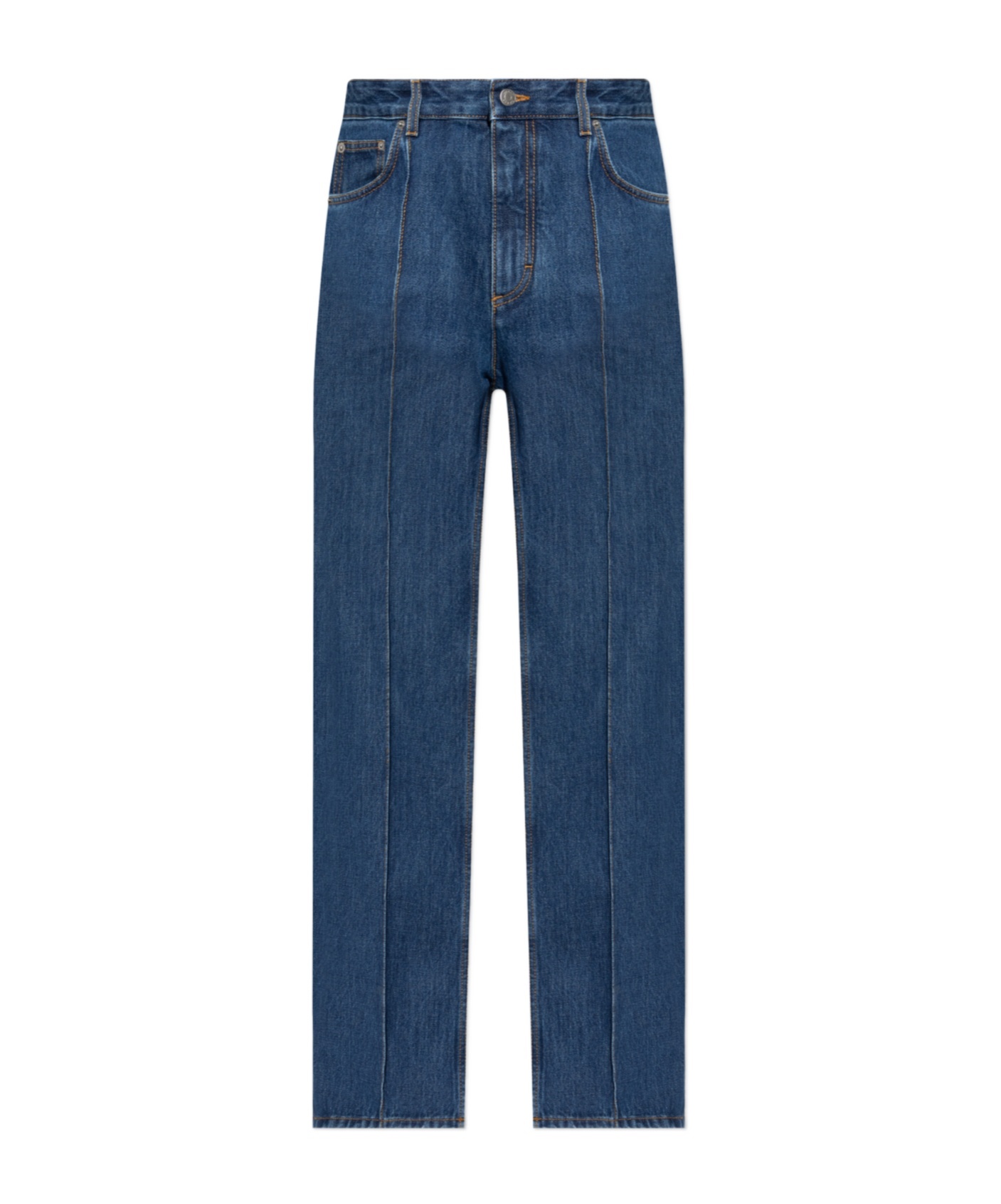 Bally Belt Loop Denim Trousers In Blue