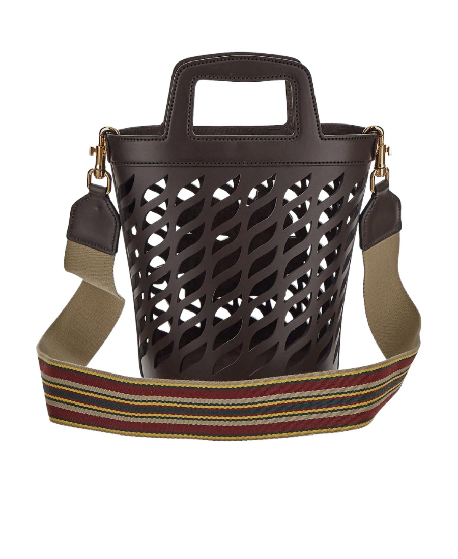 Etro Hollowed-out Detail Shoulder Bag In Black