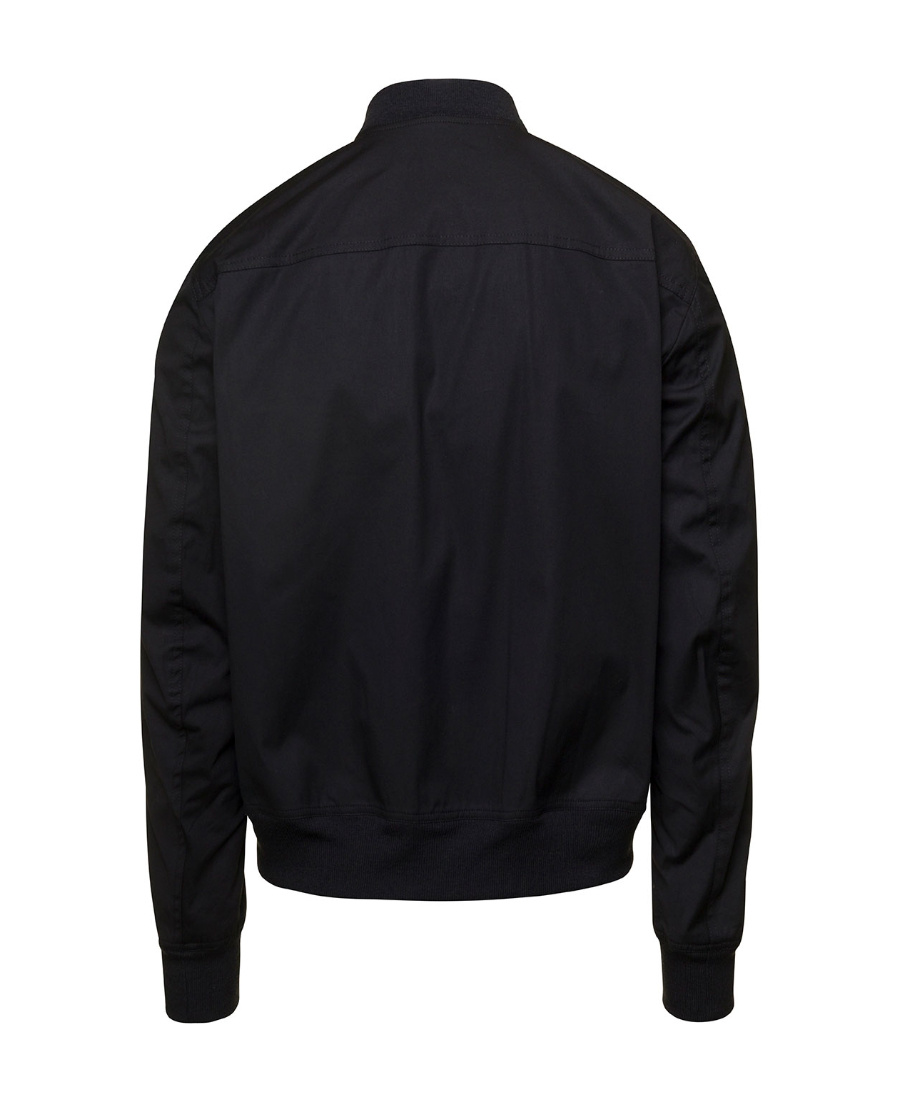 Rick Owens Zip-up Long-sleeved Reversible Jacket In Black