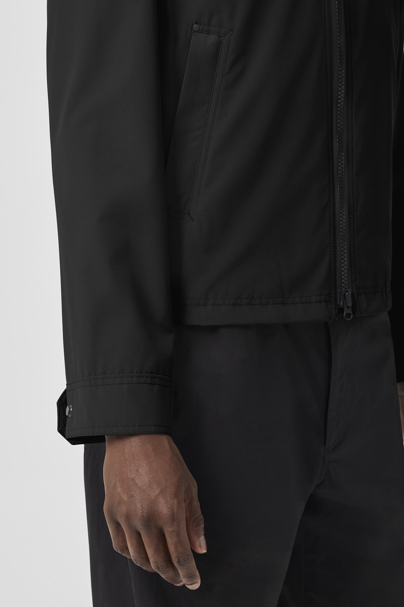 Canada Goose Black Rosedale Jacket In Black