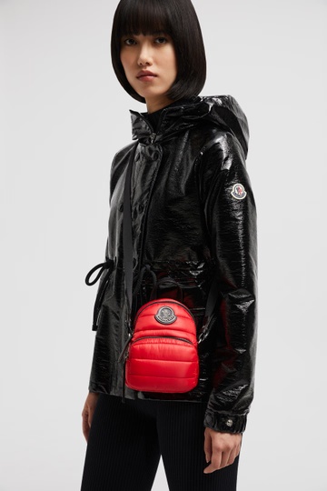 Moncler Small Kilia Cross Body Bag In Red