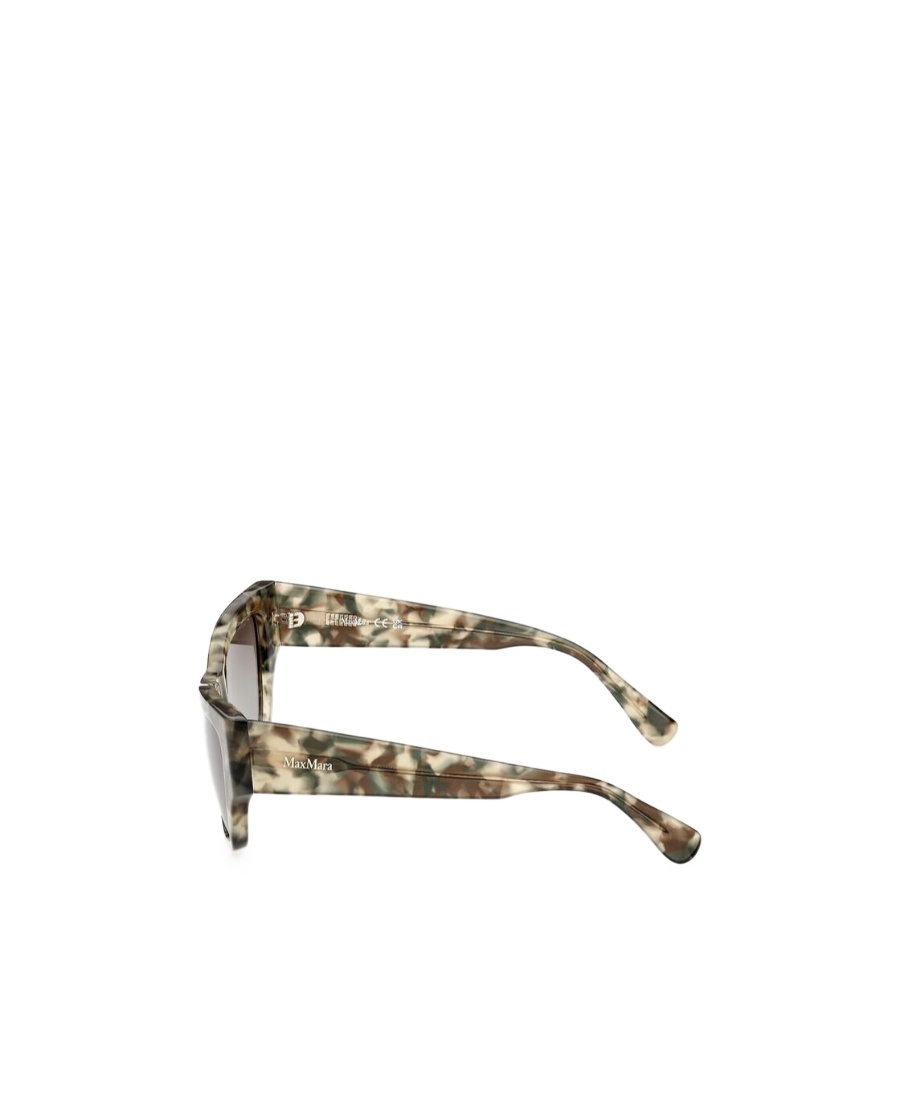 Max Mara Logo Sunglasses In Gray