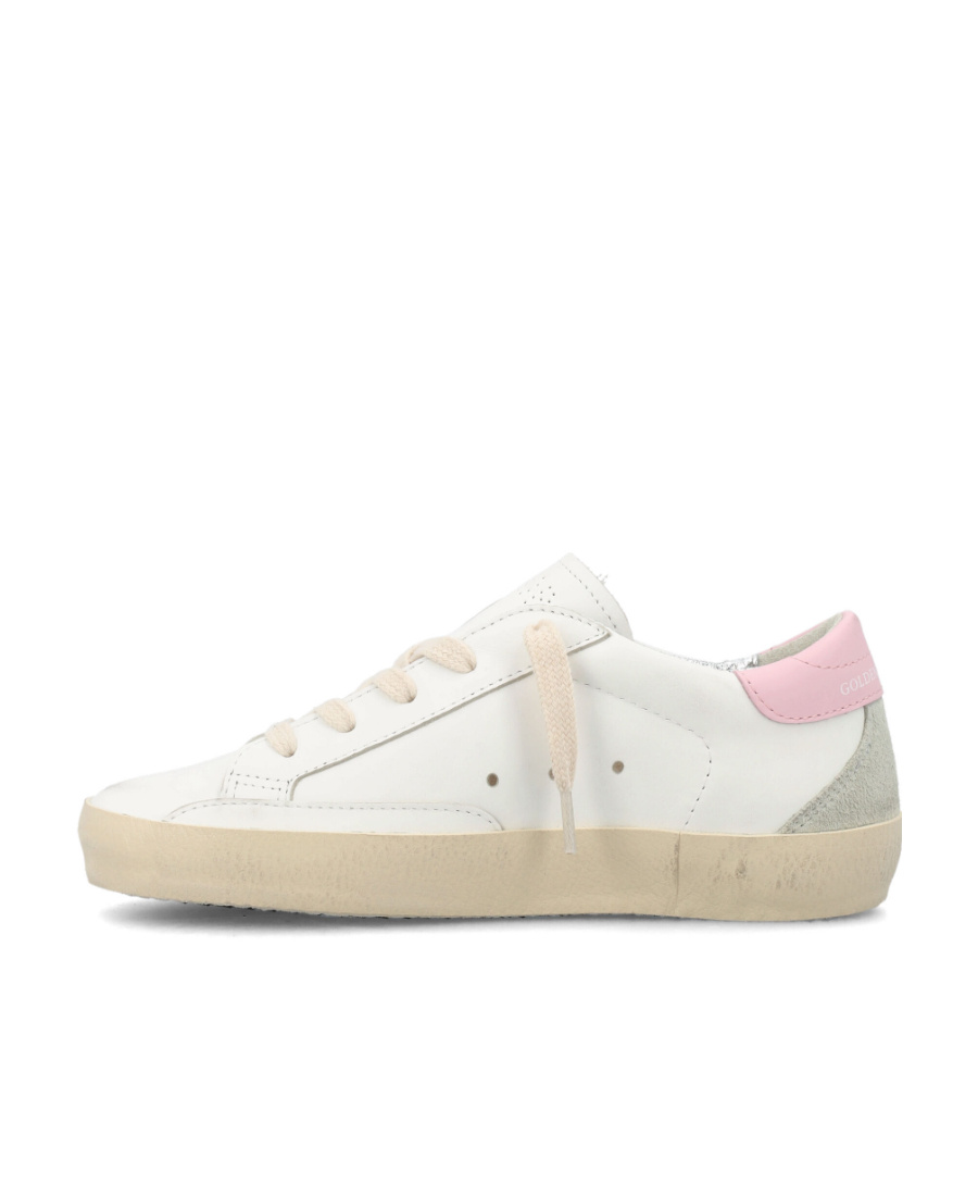 Golden Goose Kids White Super-star Classic Sneakers In White