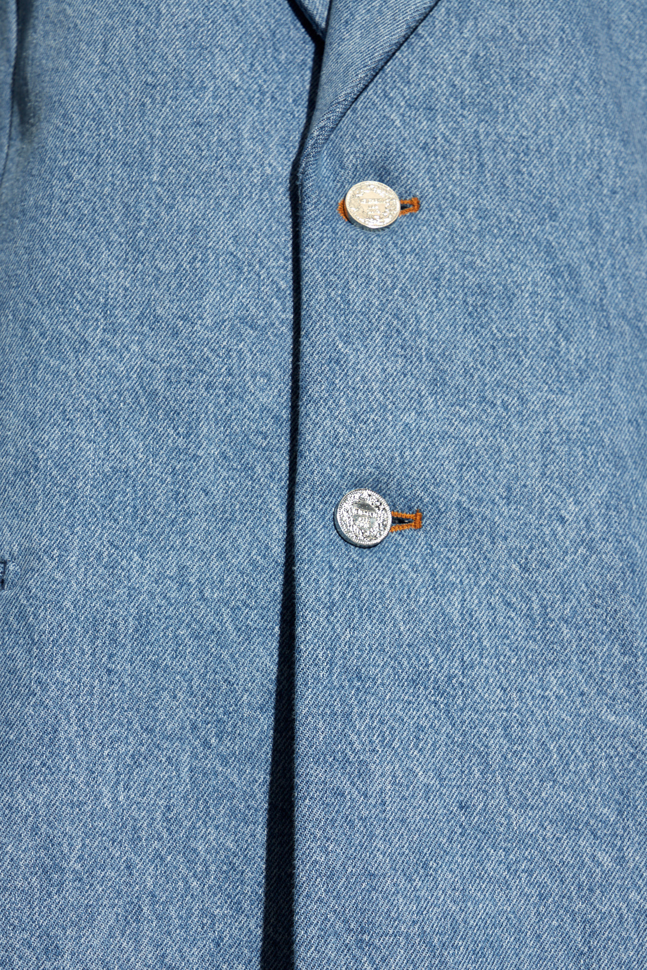 VETEMENTS SINGLE-BREASTED DENIM BLAZER
