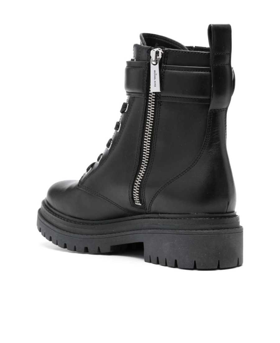Michael Michael Kors Parker 40mm Leather Ankle Boots In Black