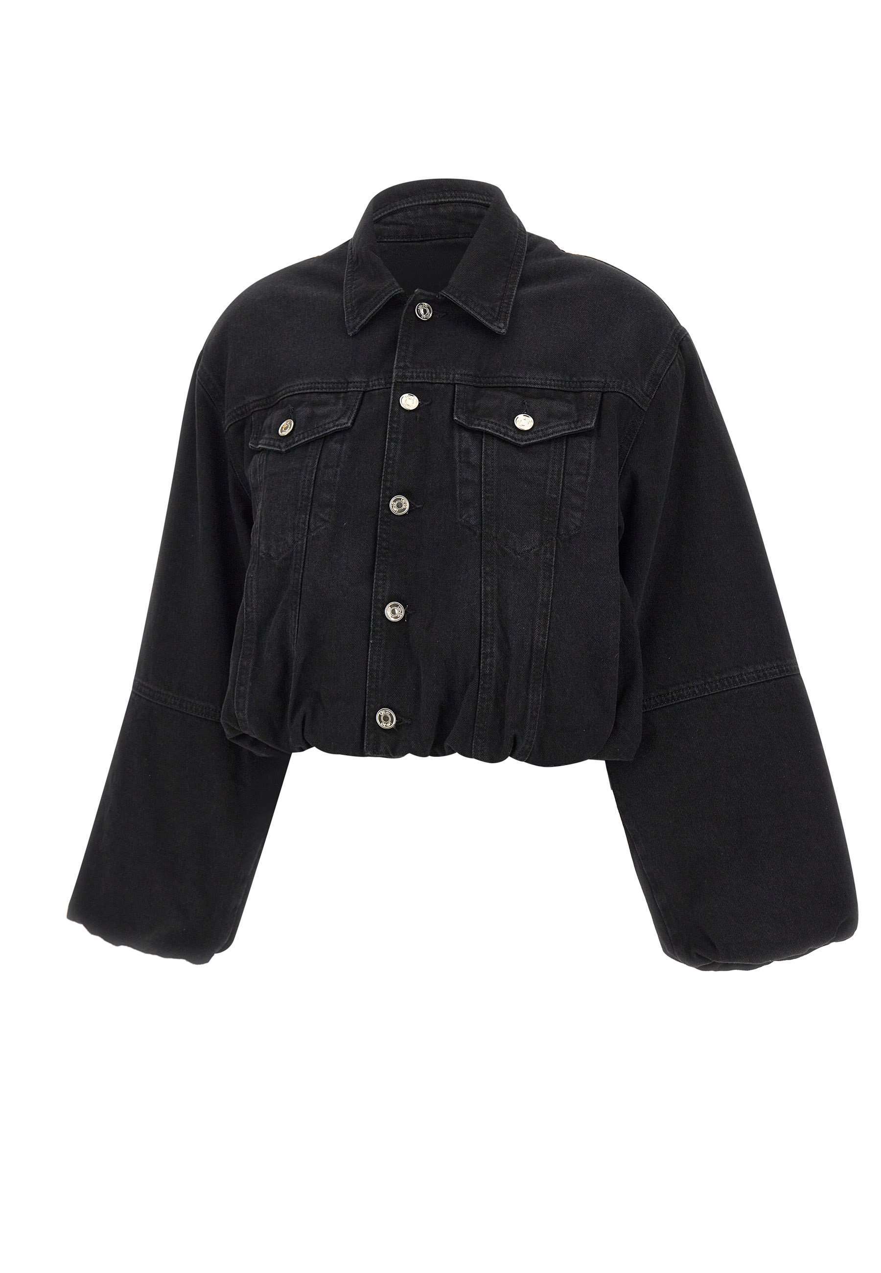Liu •jo Liu Jo Denim Jacket In Black