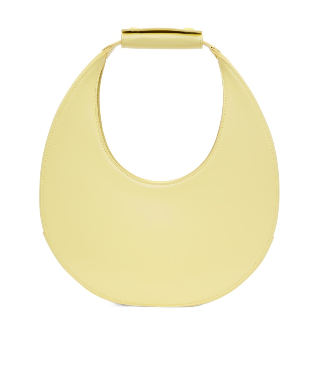 Staud Half-moon Handbag In Yellow