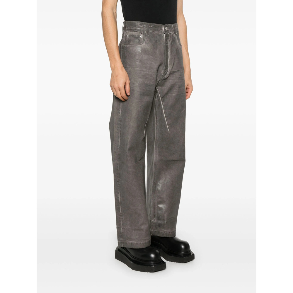 Rick Owens Drkshdw Geth Jeans In Gray