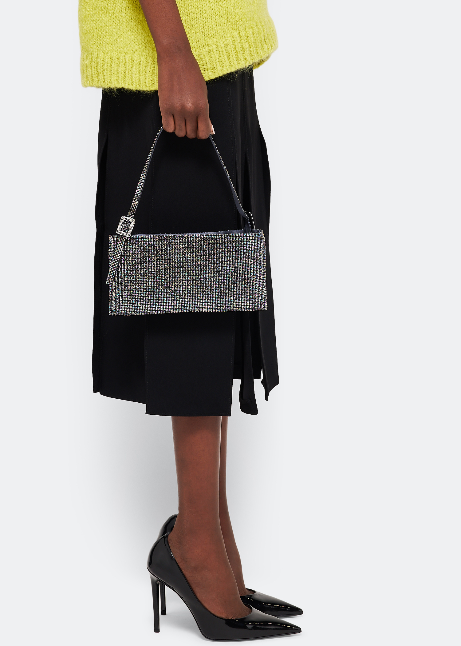 Benedetta Bruzziches Your Best Friend La Grande Shoulder Bag In Black