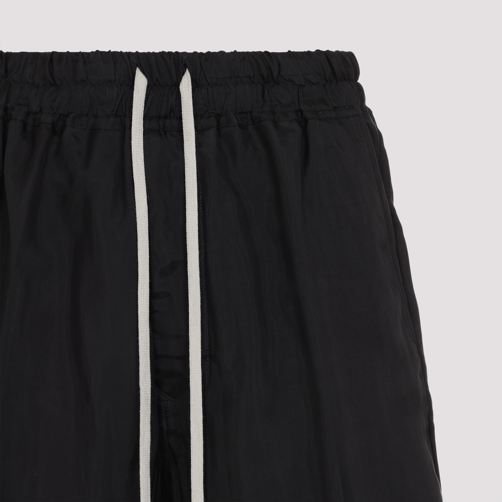 Rick Owens Relaxed-fit Drawstring Pants With Aesthetic In Black